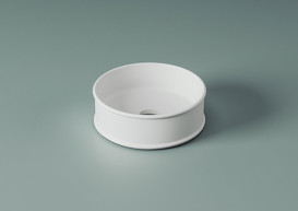 Раковина для ванної кімнати ArtCeram Atelier Ø 44 см кераміка білий ATL001 01;00