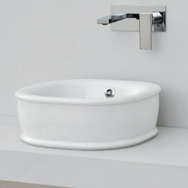 Раковина для ванной ArtCeram Azuley накладная 45х45 см белый матовый AZL001 05;00