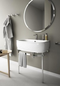 Раковина для ванной ArtCeram Azuley подвесная 72х50 см белый глянцевый AZL003 01;00