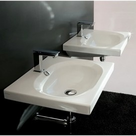 Раковина для ванної ArtCeram Blend 55х45 см білий глянсовий BLL004 01; 00