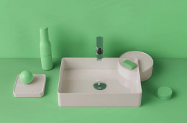 Раковина для ванной ArtCeram Cartesio 58х44 см без отверстий под смеситель керамика шампань CAL002 02;99