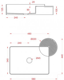 Раковина для ванной ArtCeram Cartesio 58х44 см без отверстий под смеситель керамика светло-зеленый CAL002 35;99