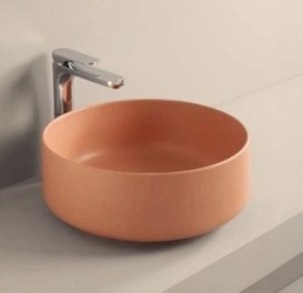 Раковина для ванної ArtCeram Cognac Ø35 см санфарфор помаранчевий COL004 13; 00