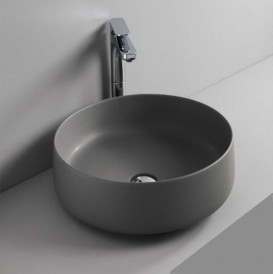 Раковина для ванної ArtCeram Cognac Ø35 см санфарфор сірий COL004 15; 00