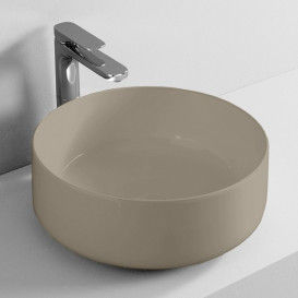 Раковина для ванной ArtCeram Cognac Ø42 см керамика бежевый COL001 41;00