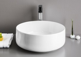 Раковина для ванной ArtCeram Cognac Ø 42 см белый глянцевый  COL001 01;00