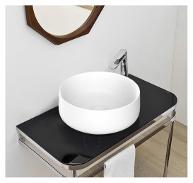 Раковина для ванної ArtCeram Cognac Ø 42 см білий матовий COL001 05; 00