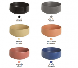 Раковина для ванної ArtCeram Cognac Ø 42 см санфарфор жовтий COL001 12; 00