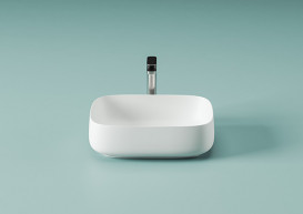 Раковина для ванной ArtCeram Cognac 55х35 см керамика белый матовый COL008 05;00