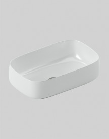 Раковина для ванной ArtCeram Cognac 55х35 см керамика белый матовый COL008 05;00