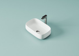 Раковина для ванної кімнати ArtCeram Cognac 56х41 см кераміка білий COL009 01;00