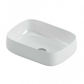 Раковина для ванної кімнати ArtCeram Cognac 56х41 см кераміка білий COL009 01;00