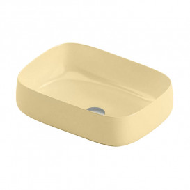Раковина для ванной ArtCeram Cognac 56х41 см керамика желтый COL009 12;00