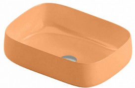 Раковина для ванної ArtCeram Cognac 56х41 см кераміка помаранчевий COL009 13;00