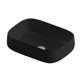 Раковина для ванной ArtCeram Cognac 56х41 см керамика черный матовый COL009 17;00