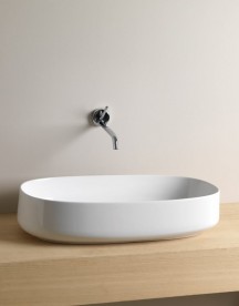 Раковина для ванної ArtCeram Cognac 68х35 см білий глянсовий COL005 01; 00