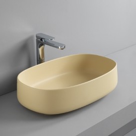 Раковина для ванной ArtCeram Cognac 68х35 см санфарфор жёлтый COL005 12;00