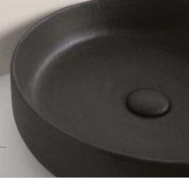 Раковина для ванної ArtCeram Cognac 68х35 см чорний (nero germania) COL005 21; 00