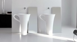 Раковина для ванной ArtCeram Cup напольная 69х50 см белый глянцевый OSL004 01;00