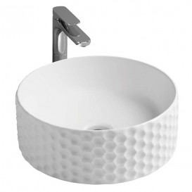 Раковина для ванной ArtCeram Esagono Ø40 см белый матовый OSL013 05;00