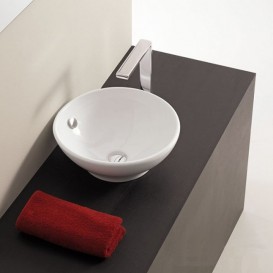 Раковина для ванной ArtCeram Fuori Ø 43 см санфарфор белый глянцевый TFL002 01;00