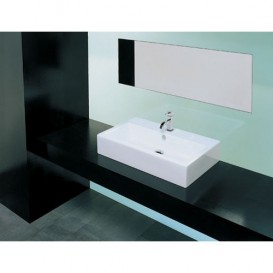 Раковина для ванной ArtCeram Fuori BOX 80х47 см белый глянцевый TFL026 01;00