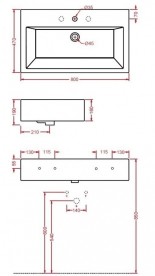 Раковина для ванной ArtCeram Fuori BOX 80х47 см белый глянцевый TFL026 01;00