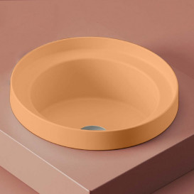 Раковина для ванної ArtCeram Fuori Scala Ø 40 см кераміка помаранчевий TFL032 13;00