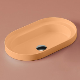 Раковина для ванної ArtCeram Fuori Scala 58,3х36,3 см кераміка помаранчевий TFL033 13;00