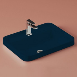 Раковина для ванной ArtCeram Fuori Scala 60,5х45,5 см керамика темно-синий TFL034 36;00