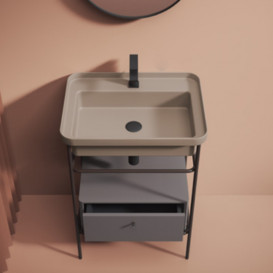 Раковина для ванной ArtCeram Fuori Scala 60,5х45,5 см керамика бежевый TFL034 41;00