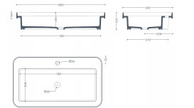 Раковина для ванної ArtCeram Fuori Scala 80,5х45,5 см кераміка світло-коричневий TFL035 40;00