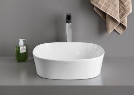 Раковина для ванної ArtCeram Ghost 42х42 см білий матовий GHL001 05; 00