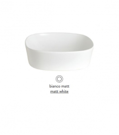 Раковина для ванної ArtCeram Ghost 42х42 см білий матовий GHL001 05; 00