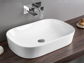 Раковина для ванной ArtCeram Ghost 65х41,5 см белый глянцевый GHL002 01;00