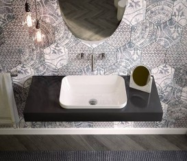 Раковина для ванной ArtCeram Gio Evolution 43х37 см белый глянцевый GIL006 01;00