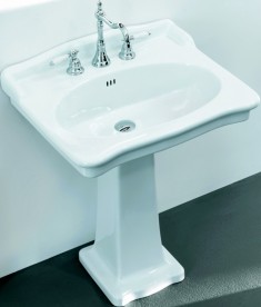 Раковина для ванной ArtCeram Hermitage 68х55 см белый глянцевый HEL002 01;00