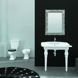 Раковина для ванной ArtCeram Hermitage 112х63 см белый глянцевый HEL004 01;00