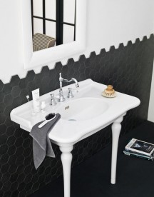 Раковина для ванної ArtCeram Hermitage 93х58 см білий глянсовий HEL005 01; 00