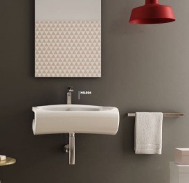 Раковина для ванной ArtCeram Hi-Line 65х51,5 см белый глянцевый HIL004 01;00