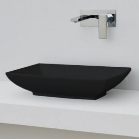 Раковина для ванной ArtCeram Jazz 60х40 см чёрный глянцевый JZL002 03;00