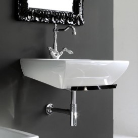 Раковина для ванної ArtCeram Jazz 70х48 см білий глянсовий JZL005 01; 00