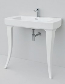 Раковина для ванної ArtCeram Jazz 91,5х48 см білий глянсовий JZL001 01; 00