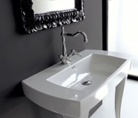 Раковина для ванної ArtCeram Jazz 91,5х48 см білий матовий JZL001 05; 00