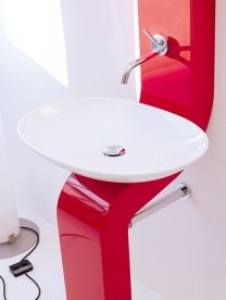 Раковина для ванной ArtCeram La Fontana 60х42 см белый глянцевый LFL001 01;00