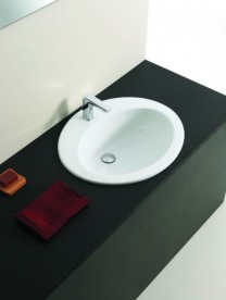 Раковина для ванной ArtCeram Minerva 62х53 см белый глянцевый MNL001 01;00