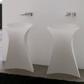 Раковина для ванной ArtCeram Miss 57х58 см белый глянцевый OSL012 01;00