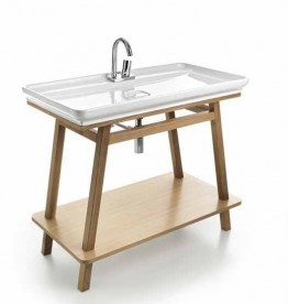 Раковина для ванної ArtCeram Naked 98х54 см білий глянсовий NAL001 01; 00