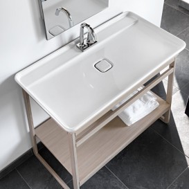 Раковина для ванної ArtCeram Naked 98х54 см білий глянсовий NAL001 01; 00