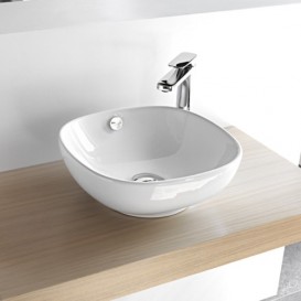 Раковина для ванной ArtCeram NF 40х40 см белый глянцевый NFL001 01;00